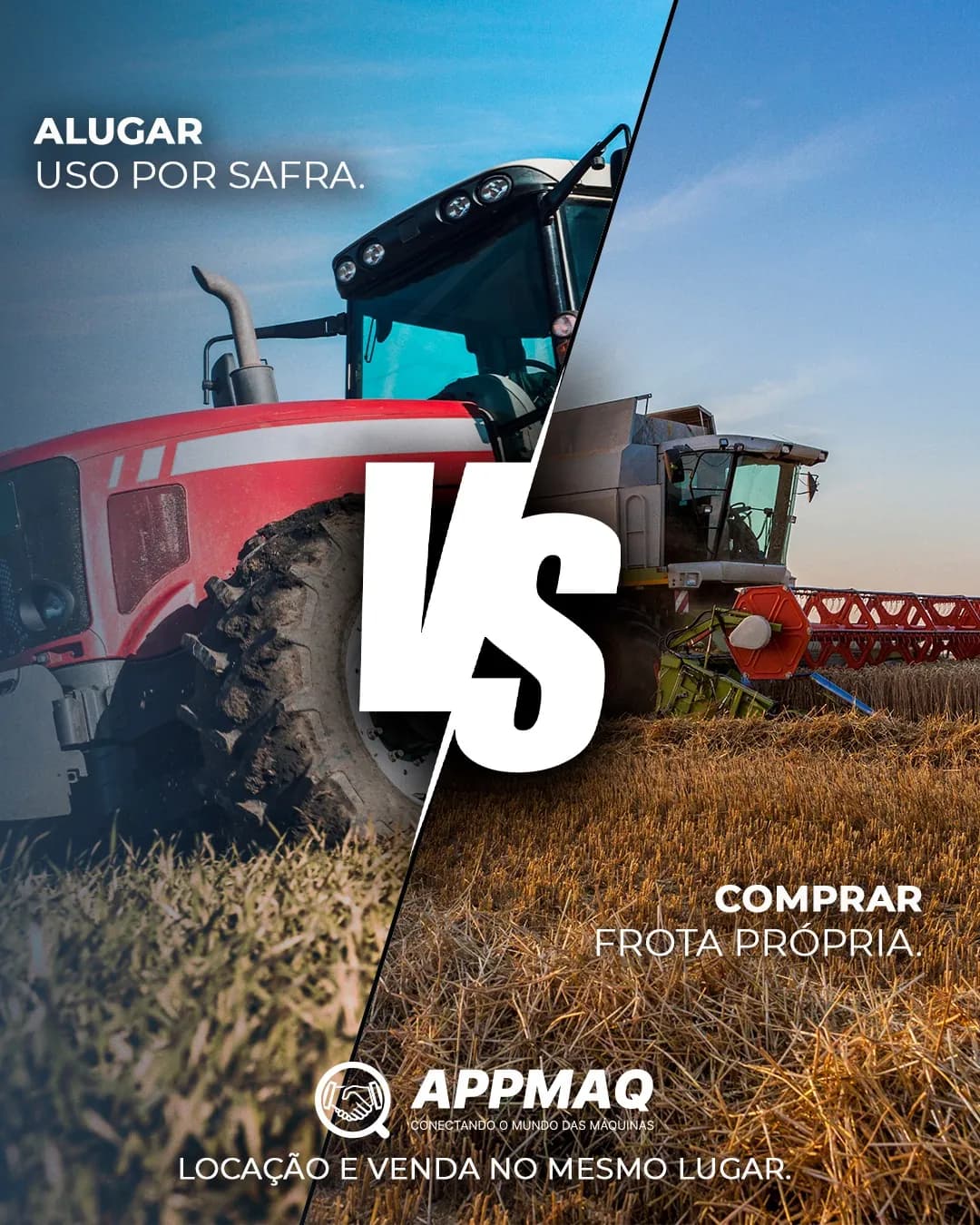 Alugar por safra vs comprar frota própria